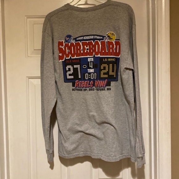 2013 Ole Miss Wins Long Sleeve T-Shirt Size Men’s XL - Picture 4 of 4